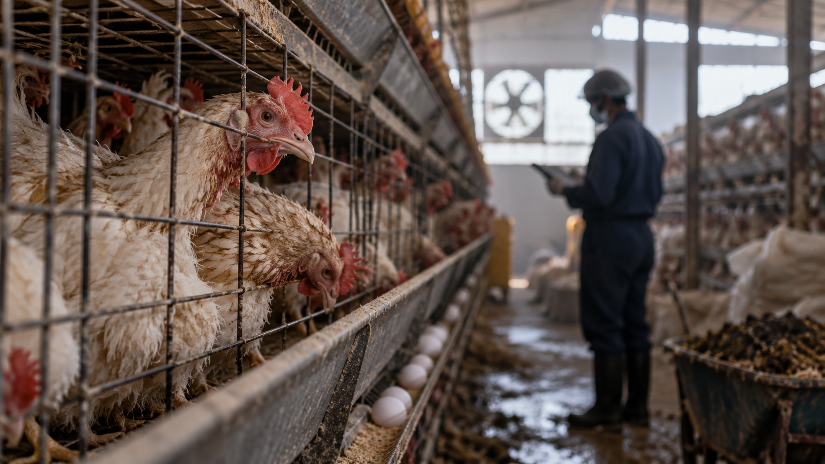 Sentient Investigation Finds Welfare and Biosecurity Concerns at 21 Poultry Units